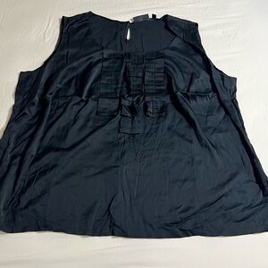 Semantiks Sleeveless Ruffled Blouse